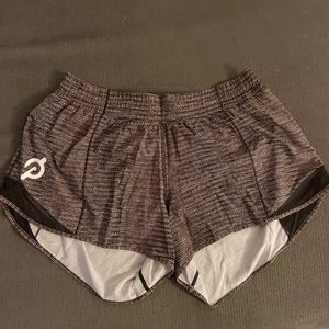 Peloton x Lululemon shorts 12 tall
